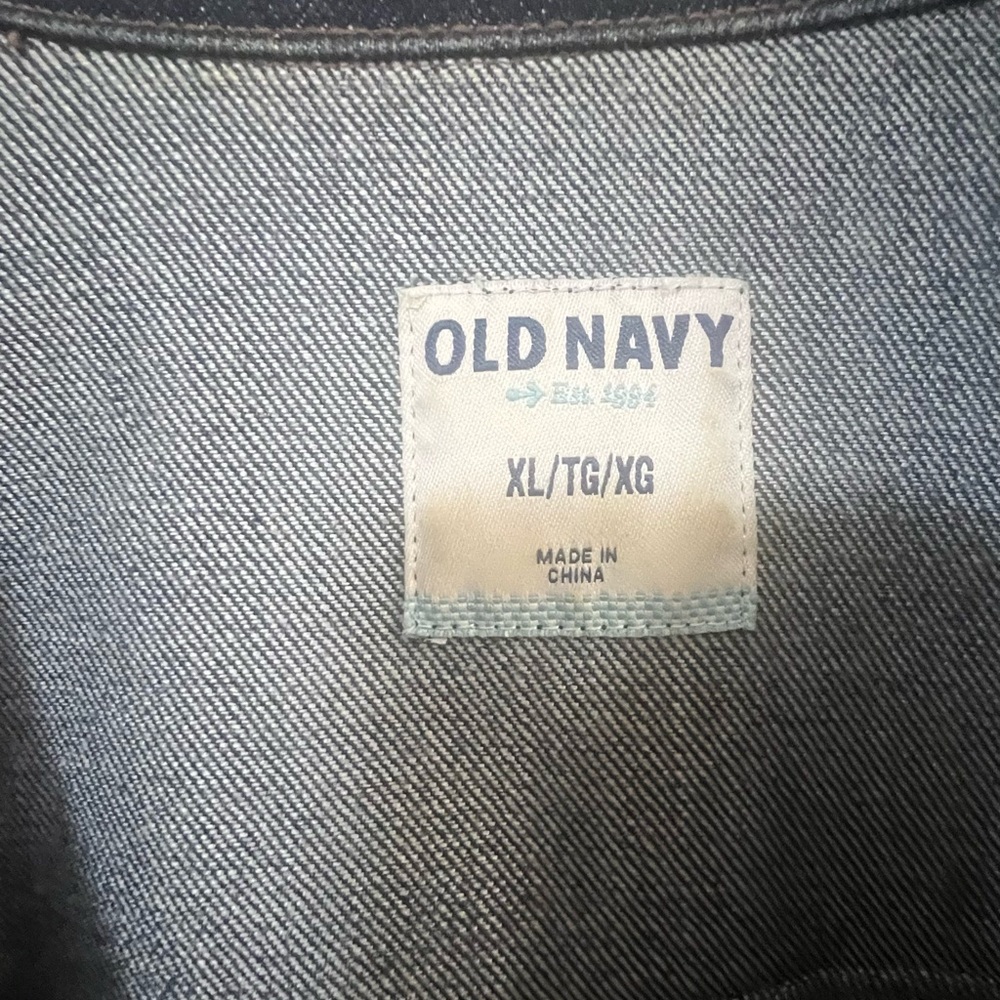 Old Navy Dark Blue Denim Jacket - Picture 2 of 4